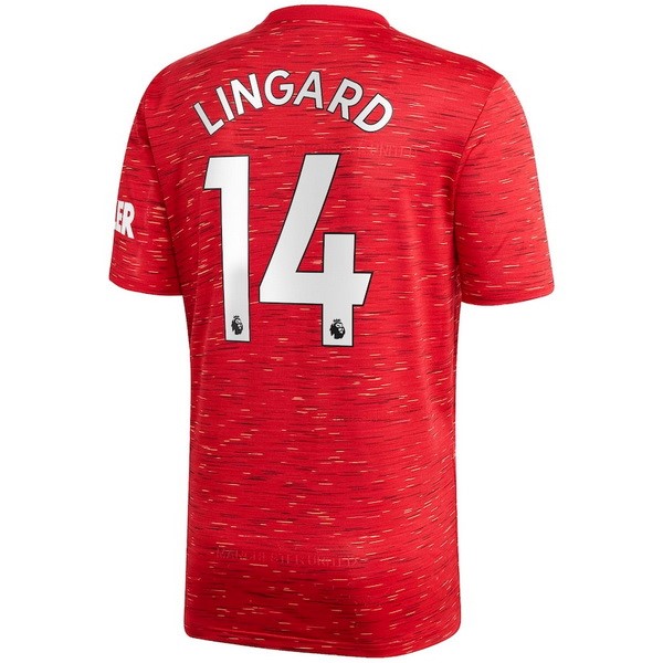 Maillot Football Manchester United NO.14 Lingard Domicile 2020-21 Rouge